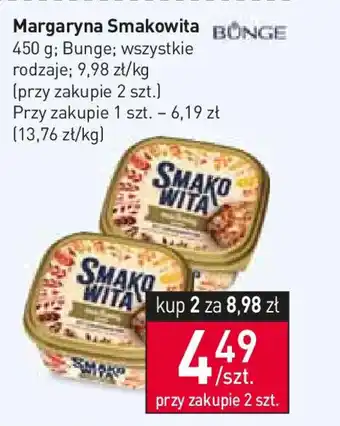 Stokrotka Margaryna Smakowita 450 g; Bunge oferta