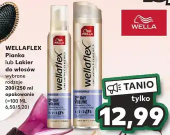 Kaufland WELLAFLEX Pianka lub Lakier do włosów 200/250 ml oferta