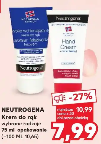 Kaufland NEUTROGENA Krem do rąk 75 ml oferta