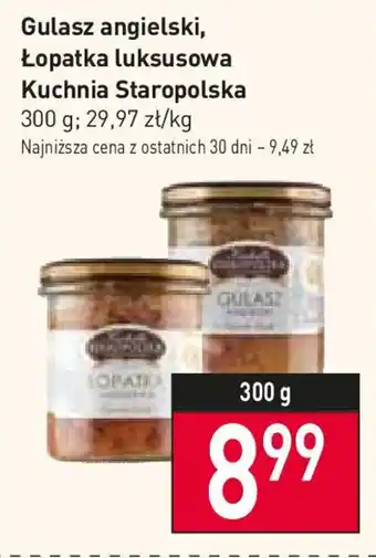 Stokrotka Gulasz angielski Łopatka luksusowa Kuchnia Staropolska 300g oferta