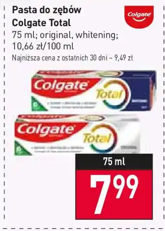 Stokrotka Pasta do zębów Colgate Total 75ml oferta