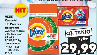 Kaufland VIZIR Kapsułki lub Proszek do prania oferta