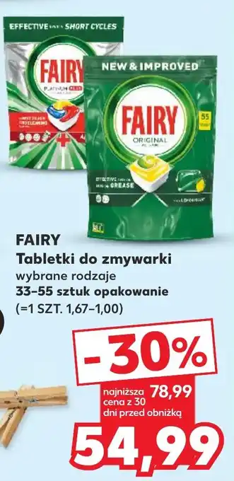 Kaufland FAIRY Tabletki do zmywarki oferta