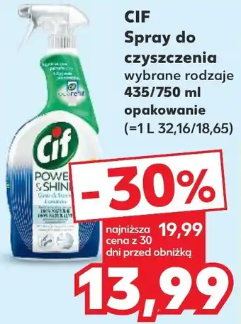 Kaufland CIF Spray do czyszczenia 435/750 ml oferta