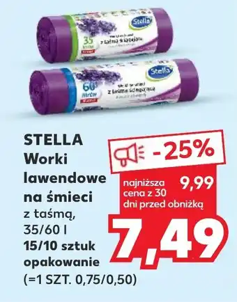 Kaufland STELLA Worki lawendowe na śmieci oferta