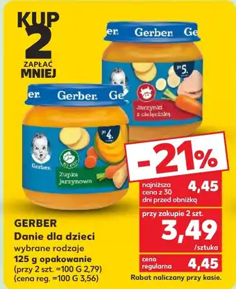 Kaufland GERBER Danie dla dzieci 125 g oferta