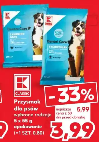 Kaufland Przysmak dla psów oferta