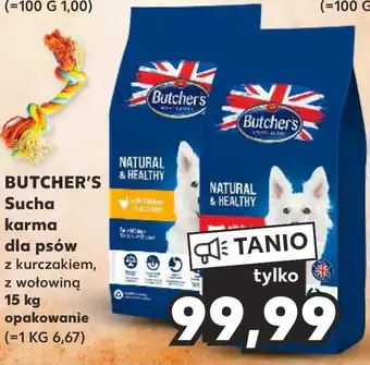 Kaufland BUTCHER'S Sucha karma dla psów 15 kg oferta