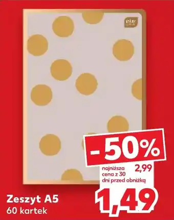 Kaufland Zeszyt A5 oferta