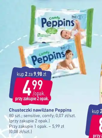 Stokrotka Chusteczki nawilżane Peppins 80 szt. oferta