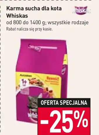 Stokrotka Karma sucha dla kota Whiskas 800-1400g oferta
