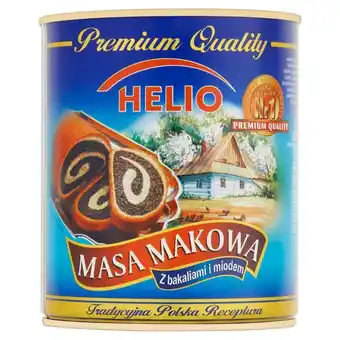 Biedronka Helio masa makowa z bakaliami i miodem 850 g oferta