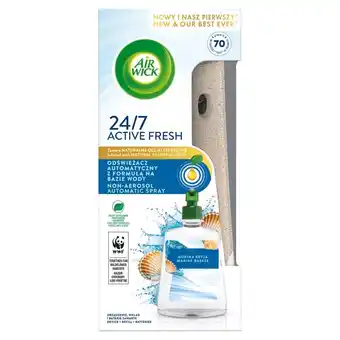 Biedronka Air wick active fresh odświeżacz automatyczny z formułą na bazie wody i wkład morska bryza 228 ml oferta
