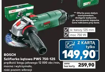 Kaufland BOSCH Szlifierka kątowa PWS 750-125 oferta