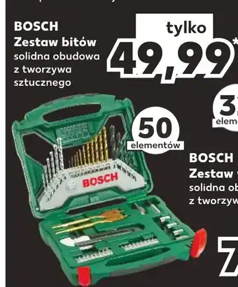 Kaufland BOSCH Zestaw bitów solidna obudowa z tworzywa sztucznego oferta