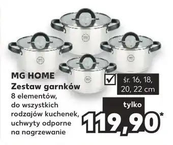 Kaufland MG HOME Zestaw garnków 8 elementów oferta