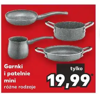 Kaufland Garnki i patelnie mini różne rodzaje oferta