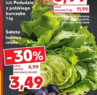 Kaufland Sałata lodowa sztuka oferta