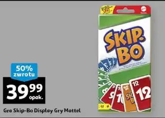 Auchan Gra Skip Bo Display Gry Mattel oferta