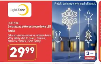 ALDI LIGHTZONE Świąteczna dekoracja ogrodowa LED oferta