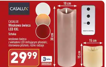 ALDI CASALUX Woskowa świeca LED XXL oferta