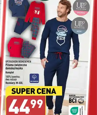 ALDI UP2FASHION WOMEN/MEN Piżama świąteczna damska/męska oferta