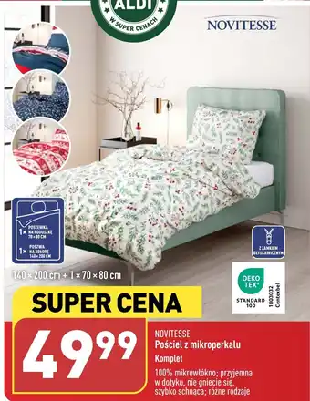 ALDI NOVITESSE Pościel z mikroperkalu oferta