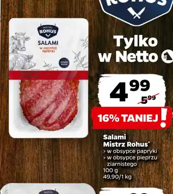 Netto Salami mistrz rohus oferta