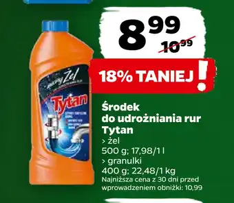 Netto Środek do udrożniania rur tytan oferta