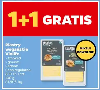 Netto Plastry wegańskie violife oferta