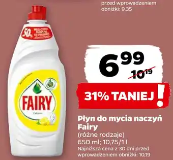 Netto Płyn do mycia naczyń fairy oferta