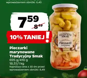 Netto Pieczarki marynowane tradycyjny smak oferta
