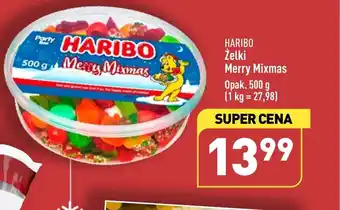 ALDI HARIBO Żelki Merry Mixmas Opak. 500 g oferta