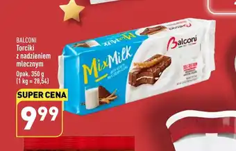BALCONI Torciki z nadzieniem mlecznym Opak. 350g