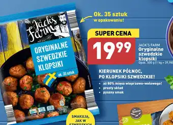 JACK'S FARM ORYGINALNE SZWEDZKIE KLOPSIKI 500g