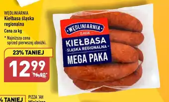 ALDI WĘDLINIARNIA Kiełbasa śląska regionalna 1kg oferta