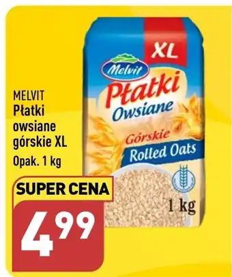 ALDI MELVIT Płatki owsiane górskie XL Opak. 1 kg oferta