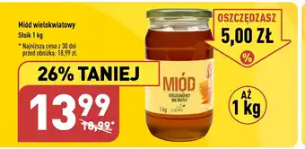 ALDI Miód wielokwiatowy Słoik 1 kg oferta