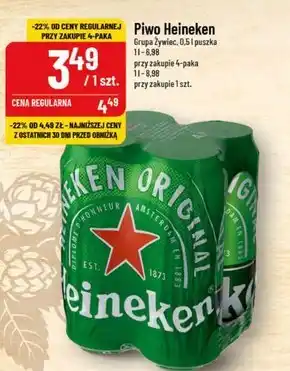 Polomarket Heineken piwo jasne 4 x 500 ml oferta