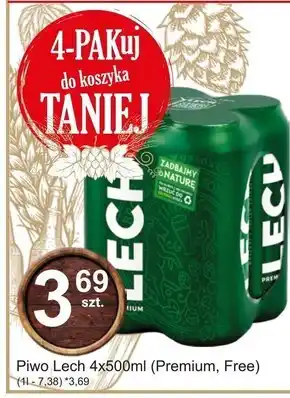 Hitpol Lech premium piwo jasne 4 x 500 ml oferta
