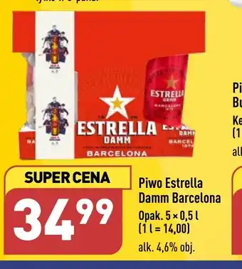 ALDI Piwo Estrella Damm Barcelona 5 x 0,5l oferta