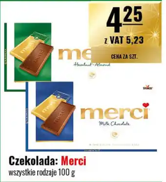 Eurocash Czekolada: Merci 100 g oferta