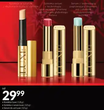 Avon Korektor Luxe 1.8 g / Szminka z serum Luxe 3.5 g / Serum do ust Luxe 3.5 g oferta