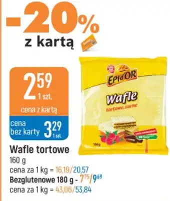 Wafle tortowe 160 g