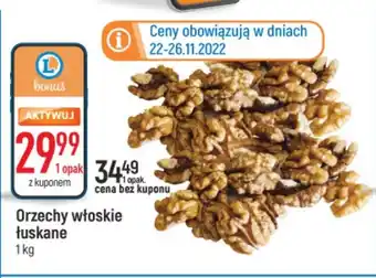 E.Leclerc Orzechy włoskie łuskane 1 kg oferta