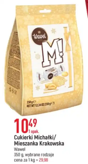 E.Leclerc Cukierki Michałki/Mieszanka Krakowska Wawel 350g oferta
