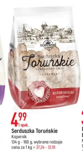E.Leclerc Serduszka Toruńskie Kopernik 134-160g oferta