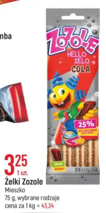 E.Leclerc Żelki Zozole Mieszko 75g oferta