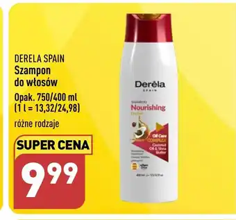 ALDI DERELA SPAIN Szampon do włosów 750/400 ml oferta