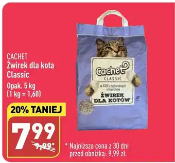 ALDI CACHET Żwirek dla kota Classic 5kg oferta